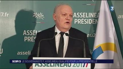 Présidentielle : François Asselineau obtient les 500 parrainages