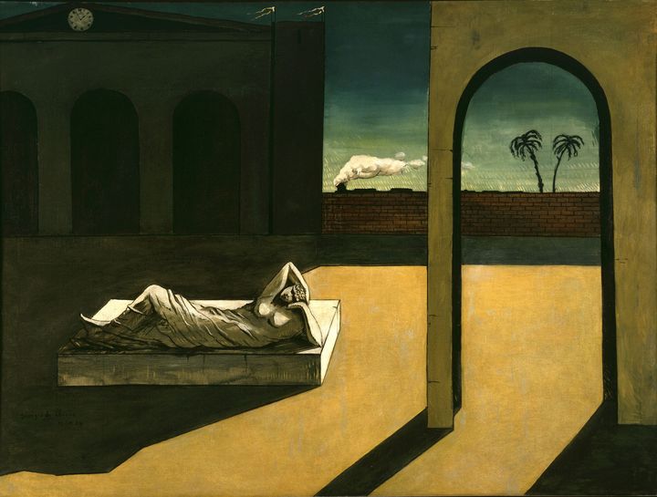 Giorgio de Chirico (1888-1978) "The Soothsayer’s Recompense" (La recompense du devin) 1913, Etats-Unis, Philadelphia, Philadelphia Museum of Art Photo&nbsp; (© Philadelphia Museum of Art, The Louise and Walter Arensberg Collection, 1950, Adagp, Paris, 2019 © ADAGP, Paris, 2019)