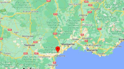 Une femme a été mortellement percutée par une voiture en fuite, à Béziers (Hérault), dans la nuit du 25 au 26 décembre 2021.&nbsp; (GOOGLE MAPS)