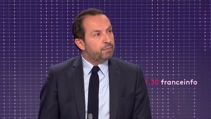 Sébastien Chenu,&nbsp;porte-parole de Marine Le Pen et député du Nord. (FRANCEINFO / RADIOFRANCE)