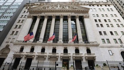 La Bourse de New York, le 24 février 2022. (MICHAEL M. SANTIAGO / GETTY IMAGES NORTH AMERICA / AFP)