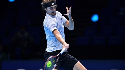 Alexander Zverev, tombeur de Diego Schwartzman aux ATP Finals. (GLYN KIRK / AFP)