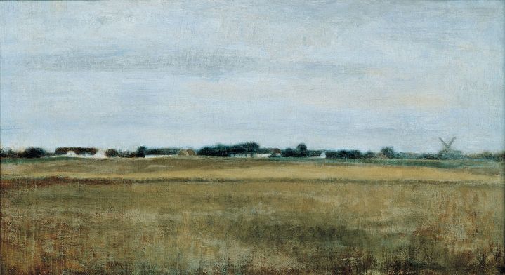 Vilhelm Hammershøi, "Paysage de Virum près de Frederiksdal, été", 1888 Ambassador John L. Loeb Jr. Danish Art Collection
 (© TX0006154704, registered March 22, 2005)