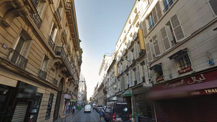 La tentative de braquage a eu lieu mardi 9 février 2016, en début d'après-midi, rue de la Boétie, à Paris. (GOOGLE MAPS)