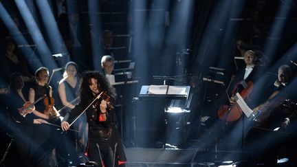 Nemanja Radulovic.lors des Victoires de la musique classique 2014.
 (BORIS HORVAT / AFP)