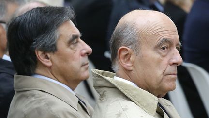 François Fillon et Alain Juppé, le 19 septembre 2016. (MICHEL EULER / POOL)