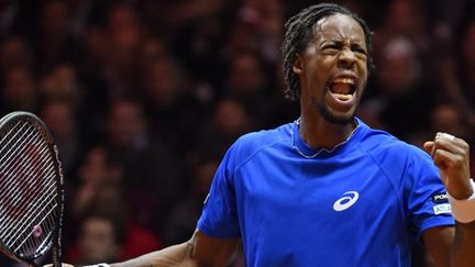 La rage de vaincre de Gaël Monfils (PHILIPPE HUGUEN / AFP)