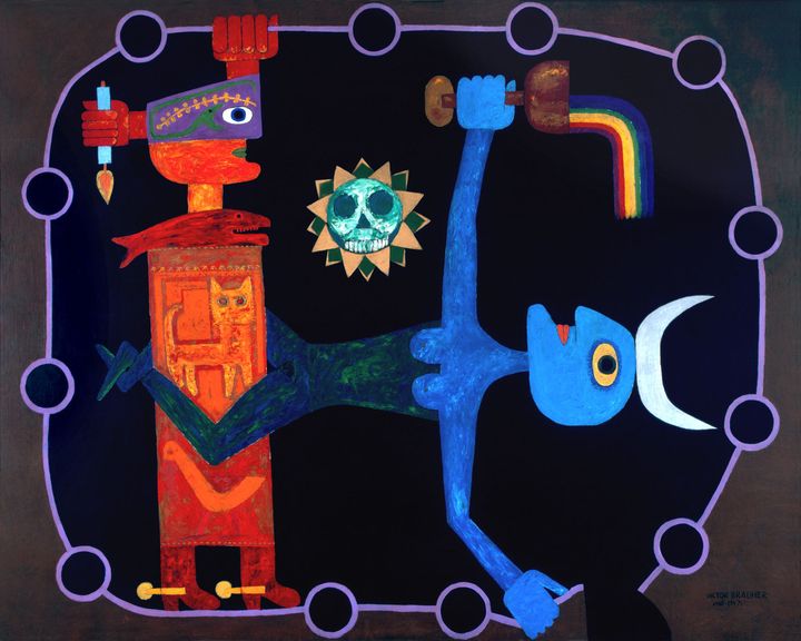 Victor Brauner, "La cérémonie", 1947, Collection particulière&nbsp; (© Adagp, Paris, 2019-2020)