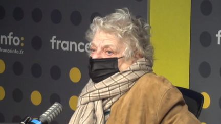 La réalisatrice Josée Dayan à franceinfo&nbsp; le 22 mars 2021 (FRANCEINFO / RADIO FRANCE)