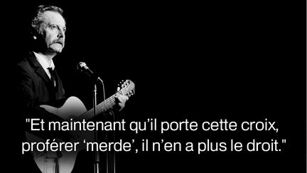 Le chanteur Georges Brassens. ( AFP )