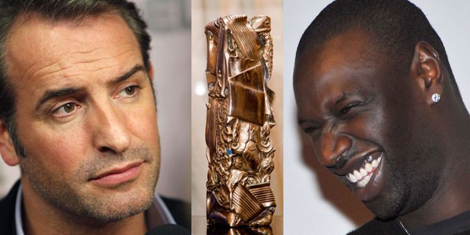 Qui de Jean Dujardin et Omar Sy recevra le César du meilleur acteur ?
 (SIPA/LORENVU/ Thibault Camus/AP)