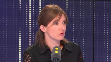 Aurore Bergé, députée LREM, invitée de franceinfo mardi 18 septembre 2018. (FRANCEINFO / RADIOFRANCE)