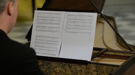 Lukas Vendl le 16 février jouant la cantate de Mozart et Salieri
 (Michal Cizek / AFP)