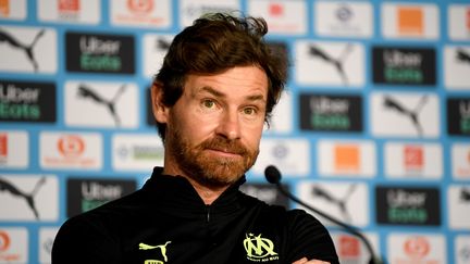 André Villas-Boas en conférence de presse le 15 janvier dernier (NICOLAS TUCAT / AFP)