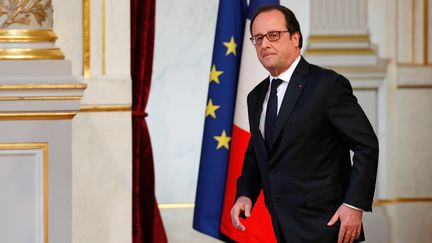 Fran&ccedil;ois Hollande, au palais de l'Elys&eacute;e, le 22 juillet 2016. (PHILIPPE WOJAZER / REUTERS)