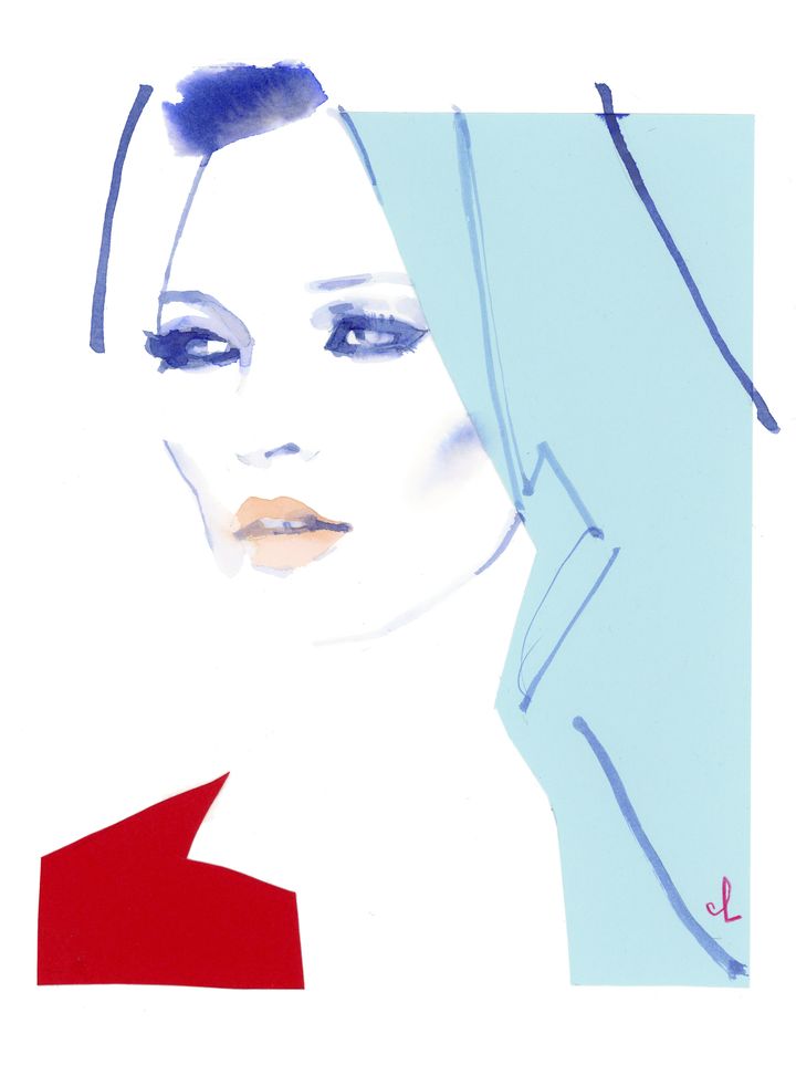 Exposition "Icons" : la mannequin Kate Moss croquée par Marc-Antoine Coulon&nbsp; (Marc-Antoine Coulon)