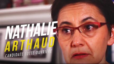 Nathalie Arthaud répond aux questions des étudiants du CFJ.&nbsp; (CFJ / France Télévisions)