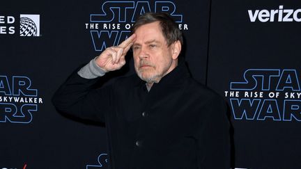 L'acteur américain Mark Hamill, à Los Angeles, le 16 décembre 2019.&nbsp; (VALERIE MACON / AFP)