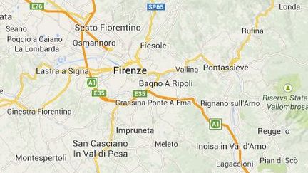 Le braquage a eu lieu dans un bureau de poste de Florence, en Italie. (GOOGLE MAPS)