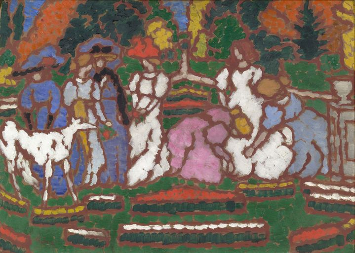 Jozsef Rippl-Ronai, Dans le jardin du comte Somssich, vers 1912-1913, Paris, musée d’Orsay
 (Musée d’Orsay, dist. RMN / Patrice Schmidt)