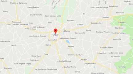 Dreux (Eure-et-Loir). (GOOGLE MAPS)