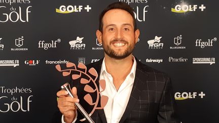 Alexander Lévy aux Trophées du golf 2018. (FABRICE RIGOBERT / RADIO FRANCE)