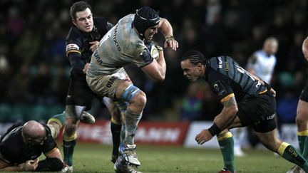 Le flanker du Racing Bernard Le Roux (ADRIAN DENNIS / AFP)