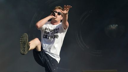 Concert de Vald au festival des Vieilles&nbsp;Charrues en juillet&nbsp;2016 (ERIC TANGUY / LE TÉLÉGRAMME / MAXPPP)