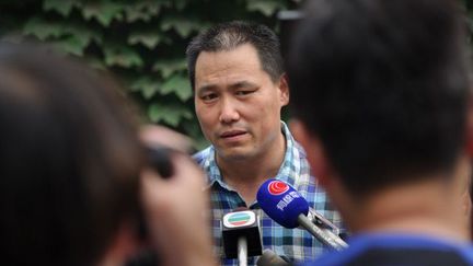 Pu Zhiqiang, avocat chinois des droits de l'Homme, a assuré la défense de nombreux dissidents dont l'artiste Ai Weiwei. (ED JONES / AFP)