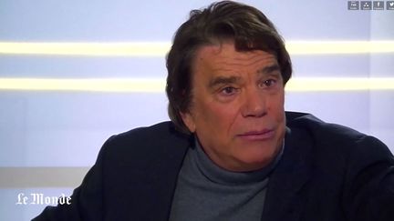 Capture d'&eacute;cran d'une interview de Bernard Tapie par "Le Monde", publi&eacute;e le 29 novembre 2013. (LE MONDE / FRANCETV INFO)