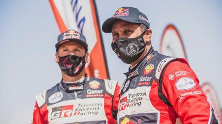 Nasser Al-Attiyah et Mathieu Baumel