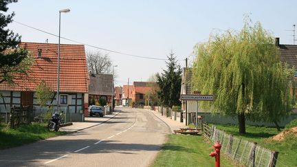 Le village de&nbsp;Niederlauterbach en Alsace.&nbsp; (GOOGLE MAPS)