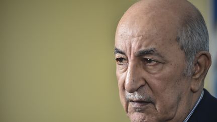 Abdelmadjib Tebboune, élu dès le premier tour Président de l'Algérie lors des élections du 12 décembre 2019. (RYAD KRAMDI / AFP)