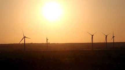 &nbsp; (Chaque année, 500 éoliennes environs sont mises en service en France (ici en Lorraine). © Frédéric LECOCQ/PHOTOPQR/LE REPUBLICAIN LORRAIN)