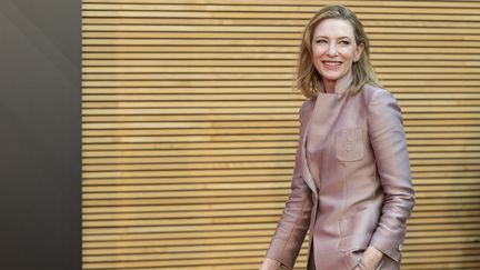 L'actrice Cate Blanchett, le 12 février 2022 en Espagne&nbsp; (JOSE MIGUEL FERNANDEZ / NURPHOTO)