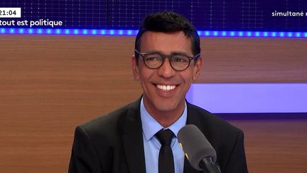 L'eurodéputé Younous Omarjee sur franceinfo, le 28 juin 2018. (FRANCEINFO / RADIOFRANCE)