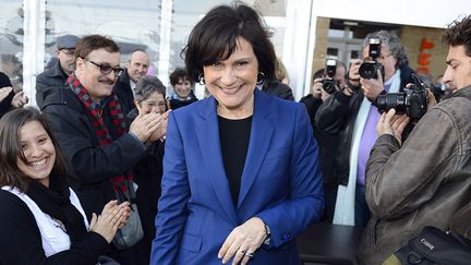 La ministre d&eacute;l&eacute;gu&eacute;e aux Personnes handicap&eacute;es et &agrave; la Lutte contre l'exclusion, Marie-Arlette Carlotti, le 21 mars 2013 &agrave; Marseille. (GERARD JULIEN / AFP)