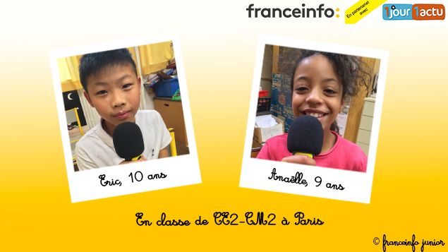 Eric et Anaëlle, nos journalistes du jour, posent leurs questions sur les jeux vidéo et le Japon. (franceinfo junior)