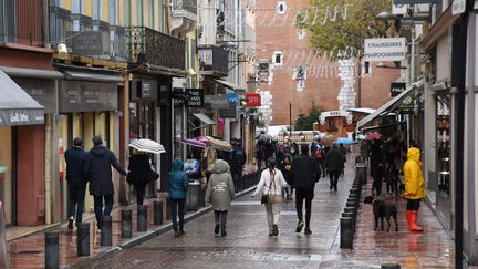 Les rues de Perpignan (Pyrénées-Orientales), le 28 novembre 2020 (CLEMENTZ MICHEL / MAXPPP)