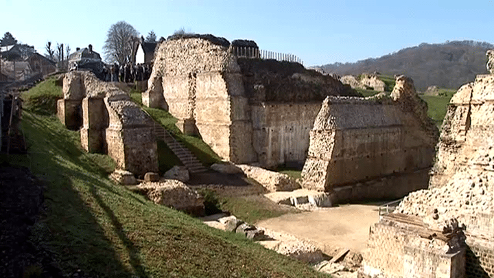 Le site antique de Villebonne où fut découvert l'Apollon en 1823
 (France 3/Culturebox)