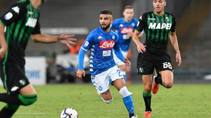 Insigne lors de la victoire contre Sassuolo. (ANDREAS SOLARO / AFP)