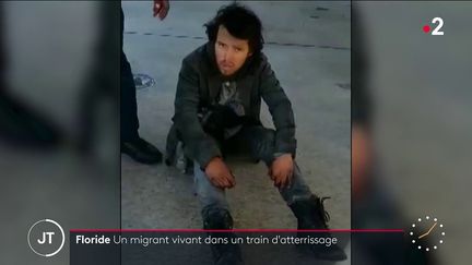 Un migrant arrivé en Floride. (France 2)