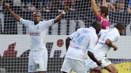 La joie des Marseillais Ayew, Rémy et Fanni