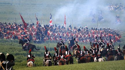 La reconstitution de la bataille de Waterloo, en Belgique, le 20 juin 2015. (BRICE CHARTON / CITIZENSIDE.COM)