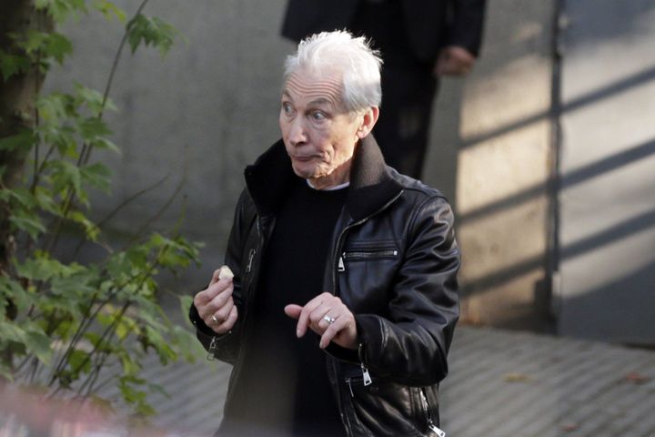 Charlie Watts, le batteur du groupe
 (KENZO TRIBOUILLARD/AFP)