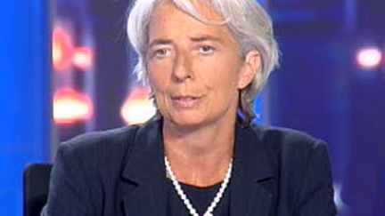 La ministre de l'Economie, Christine Lagarde, a dit s'attendre à un "chiffre positif" pour la fin de l'année. (© France 2)