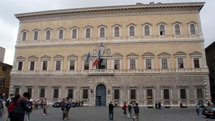 &nbsp; (Le Palais Farnèse, Ambassade de France en Italie © MaxPPP)