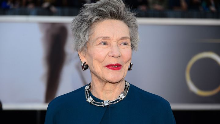 Emmanuelle Riva lors de la 85e cérémonie des Oscars, le 24 février 2013
