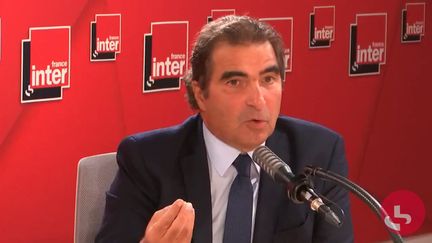 Christian Jacob, président du parti Les Républicains, était l'invité de France Inter mercredi 22 septembre 2021. (CAPTURE D'ECRAN DAILYMOTION)