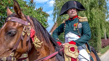  ("Il y a des moments fugitifs où on a l’impression qu’on y est", raconte Franck Samson qui incarne Napoléon © Radio France / Matthieu Mondoloni)